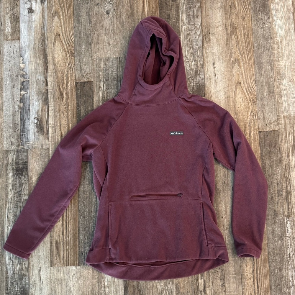Womens Columbia Cowl Neck Fleece Hoodie. Size XL